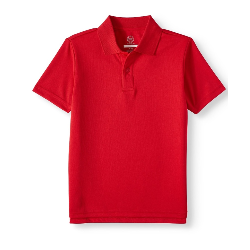 Wonder Nation Boy’s Performance Polo Shirt NWT